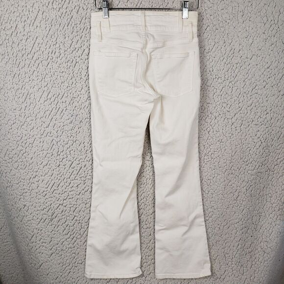 Frame Le High Flare Womens 25 White High Rise Flare Jeans Retro Chic - Picture 2 of 10